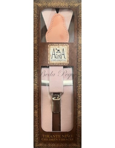 Tirante elástico de Acosta color Rosa