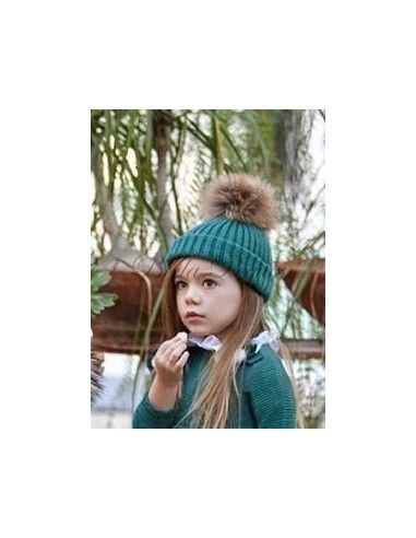 Juliana Bebés Gorro Verde Musgo