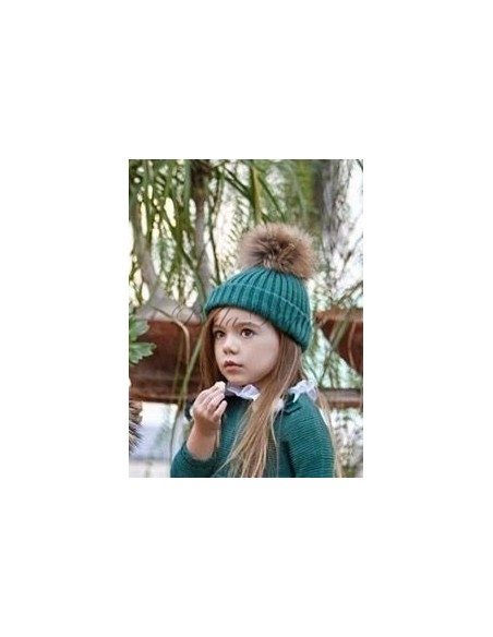 Juliana Bebés Gorro Verde Musgo