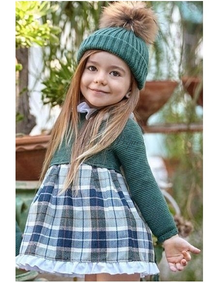 Juliana Bebés Gorro Verde Musgo