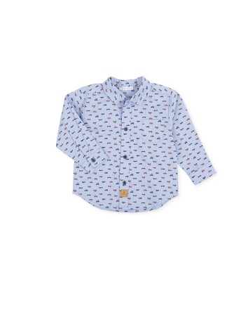 Tutto Piccolo Pantalón Marino y Camisa 2