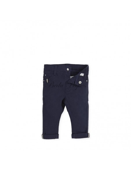 Tutto Piccolo Pantalón Marino y Camisa