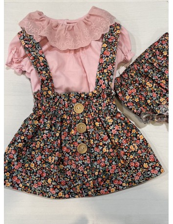 Valentina Bebés Pichi y blusa rosa