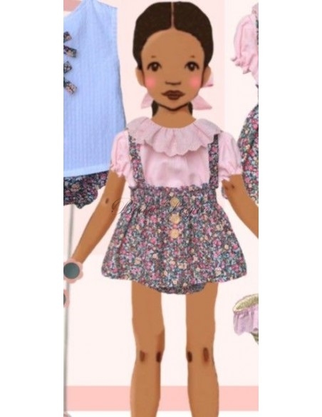 Valentina Bebés Pichi y blusa rosa