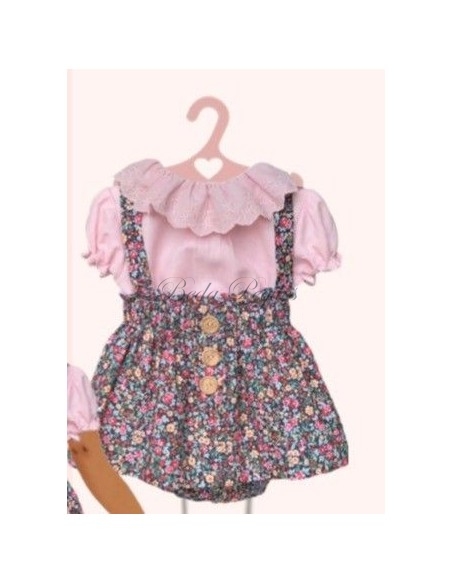 Valentina Bebés Pichi y blusa rosa