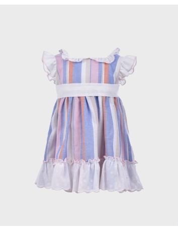Zoé Kiss Vestido  Colección Rayas Multicolor 2