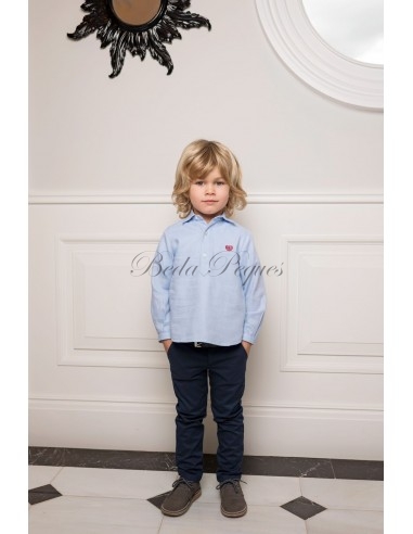 Dolce Petit, Conjunto Pantalón Largo + Camisa...