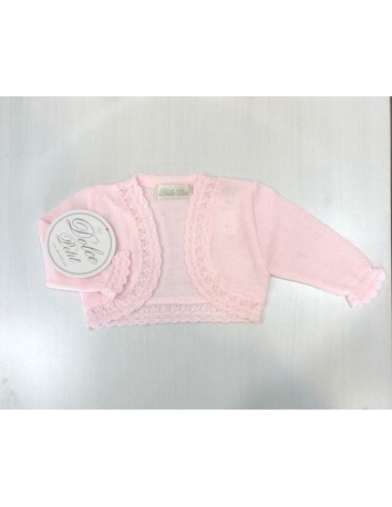 Dolce Petit Chaqueta punto rosa