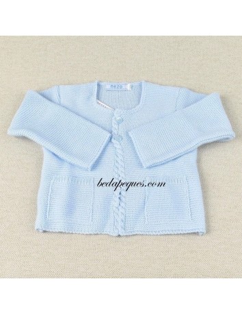 Chaqueta Niño Hilo Celeste