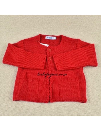 Chaqueta Niño Hilo Roja