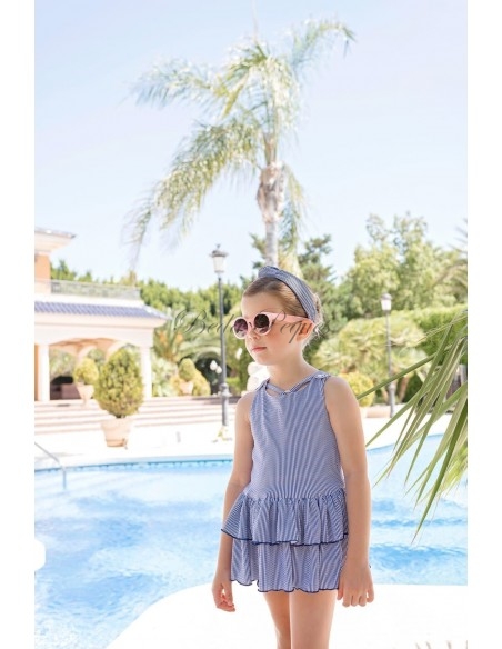 Dolce Petit, Vestido Rayas Marino