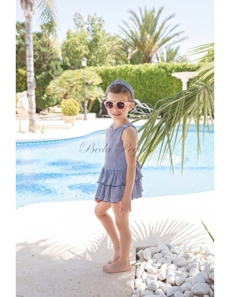 Dolce Petit, Vestido Rayas Marino