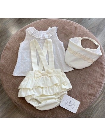 Zoé Kiss Ranita con capota Beige colección Canastilla