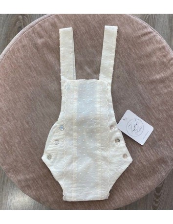 Zoé Kiss Pelele colección Plumeti Beige
