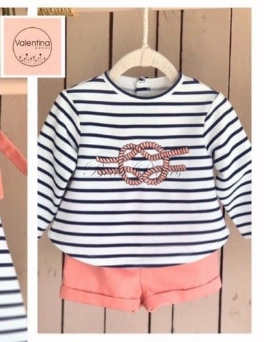 Valentina Bebés Conjunto niño Sudadera y Pantalón