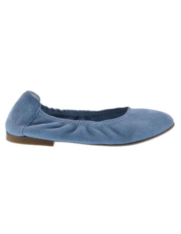 Guxs Zapato ​Bailarina Ante Azul Jeans 2