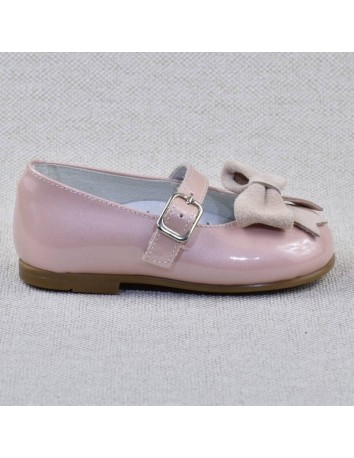 Guxs Francesita Lazo Piel Charol Rosa 2