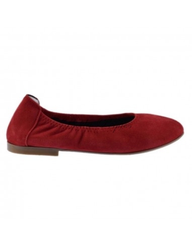 Guxs Zapato ​Bailarina Ante Rojo
