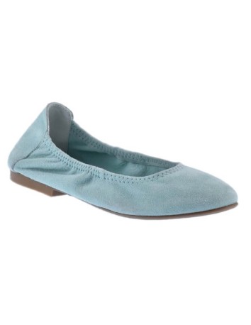 Guxs Zapato ​Bailarina Ante Verde Agua