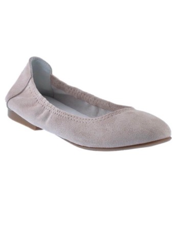 Guxs Zapato ​Bailarina Ante Rosa Nude