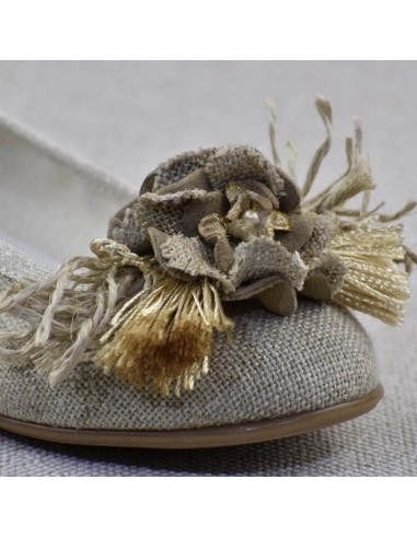 Guxs Manoletina Lino Taupe