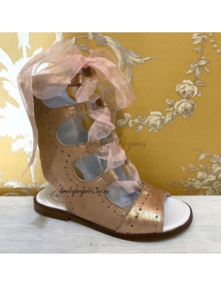 Guxs Sandalia Romana Rosa