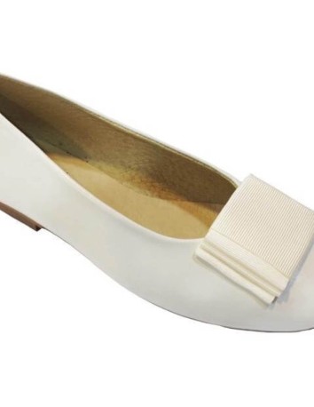 Guxs Zapato Bailarina Ceremonia Niña Piel Beige