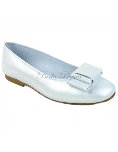 Guxs Zapato Francesita Piel color Blanco