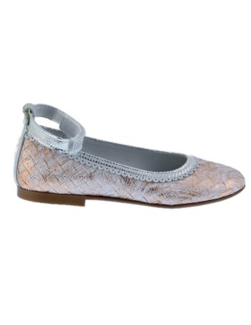 Guxs Zapato Pulsera Nude y Plata 2