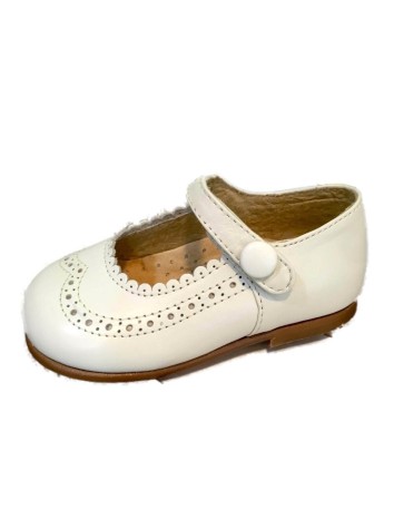 Guxs Zapato Merceditas Piel color Beige