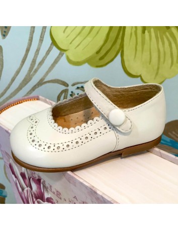 Guxs Zapato Merceditas Piel color Beige 2