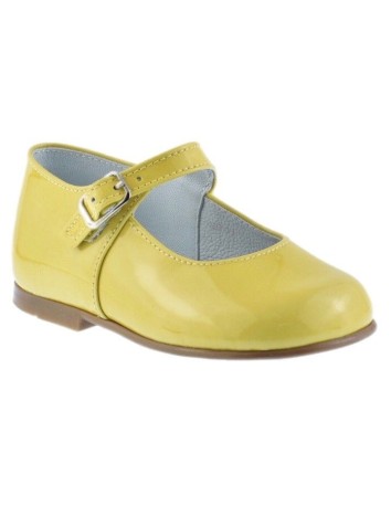 Guxs Merceditas Charol Hebilla Amarillo