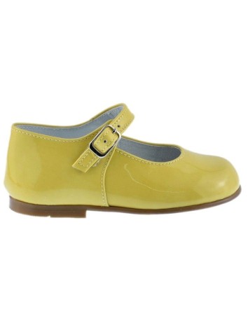 Guxs Merceditas Charol Hebilla Amarillo 2