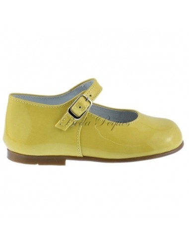Guxs Merceditas Charol Hebilla Amarillo