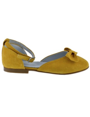 Guxs Zapato Ante Lazo Pulsera Mostaza 2