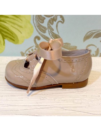 Guxs Zapato Inglés Piel Charol Moreda