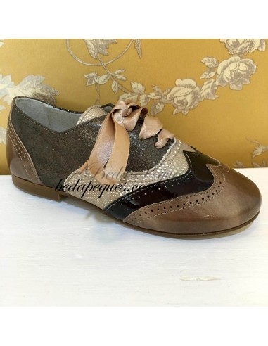 Guxs Blucher 3 Pieles Marrón Chocolate