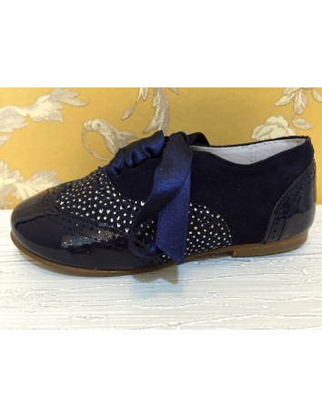 Guxs Zapato Blucher 3 Pieles Marino 2