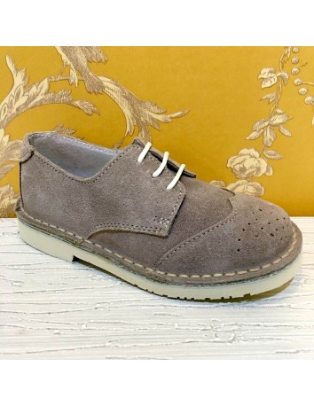 Guxs Blucher Piel Serraje Gris 2