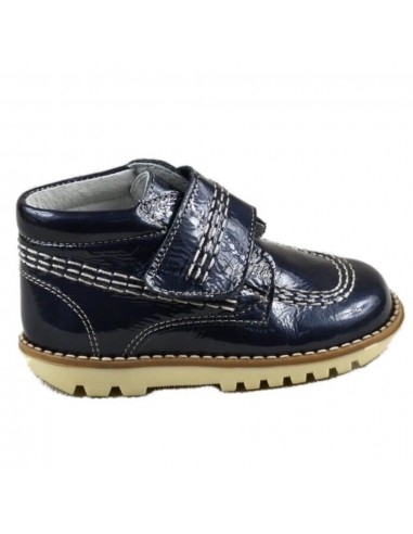 Guxs  Botita tipo Kickers Piel Marino