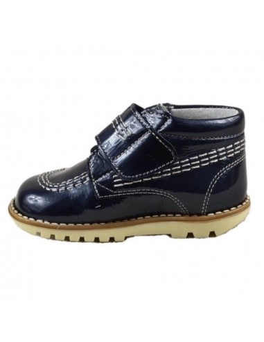 Guxs  Botita tipo Kickers Piel Marino