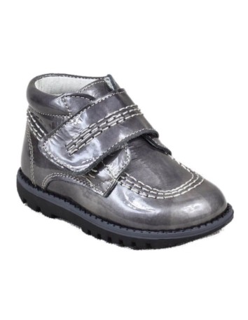 Guxs Botita tipo Kickers Piel Gris