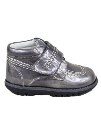 Guxs Botita tipo Kickers Piel Gris 2