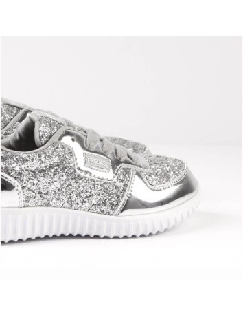 Deportiva Glitter Plata 2