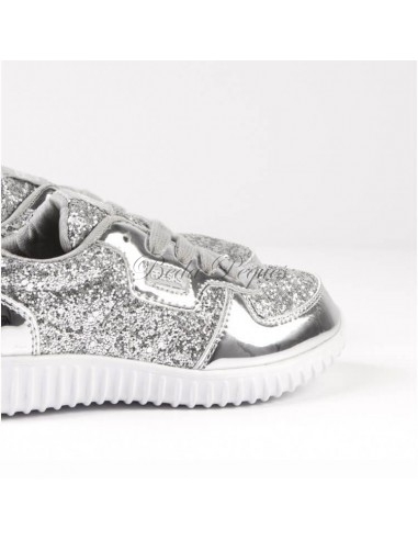 Deportiva Glitter Plata