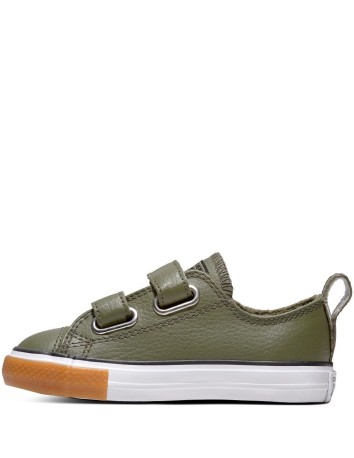 Converse Deportiva Chuck Taylor All Star Piel color Verde... 2