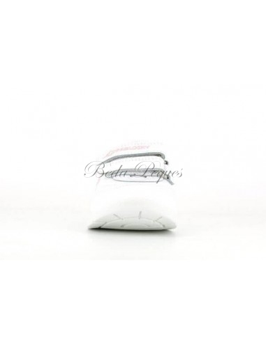 Pablosky Deportiva con Velcro color Blanco y Rosa