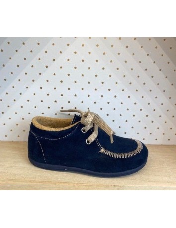 Zapato Botita niño Suede Marino 2
