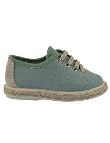 Lona Esparto  color Verde Musgo  con piso en Yute 2