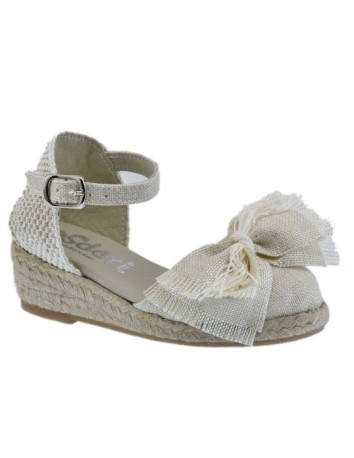 Esparto color Beige con piso en Yute